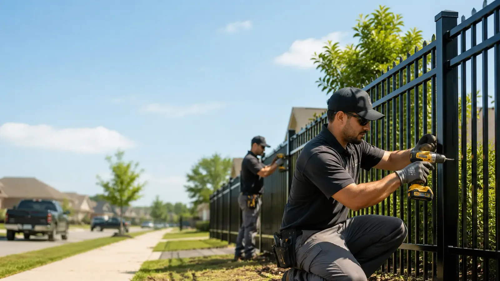 Metal Fence Installation in Russell, KY